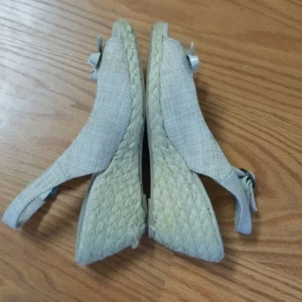 Montego Bay Club Espadrilles Wedges HEELS Shoes Slingback Women's WOMAN'S 6 ½